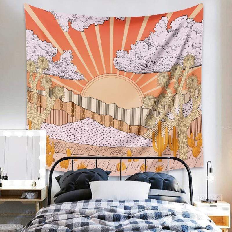 Sun Landscape Tapestry