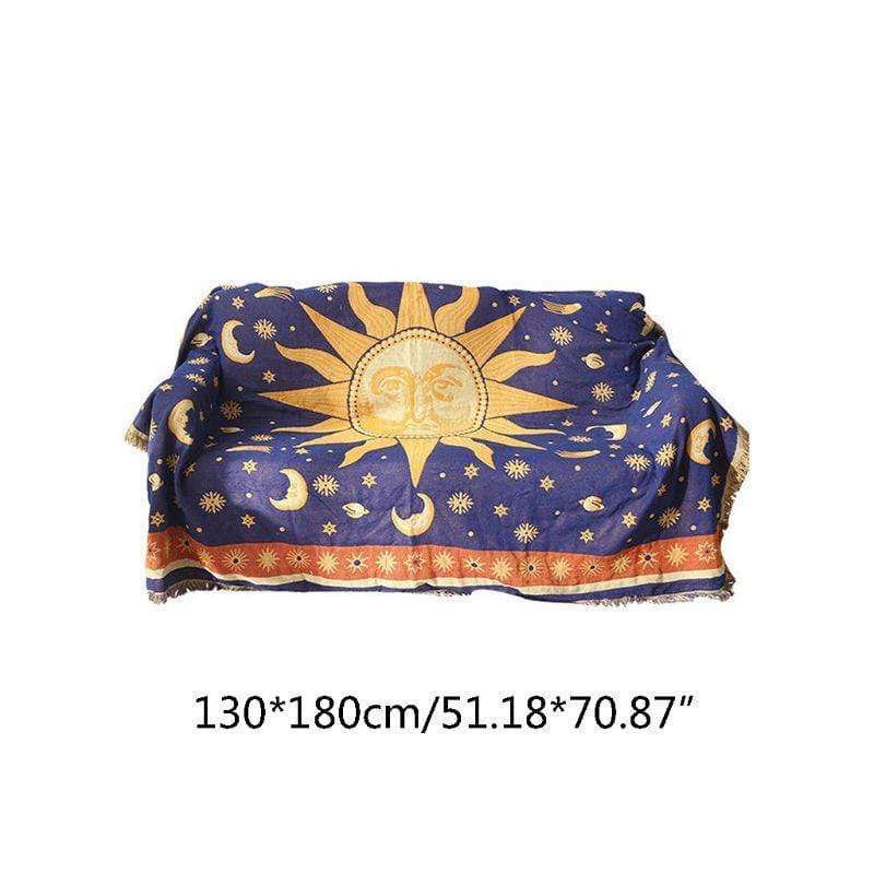 Sun & Moon Stars Throw Blanket Blankets & Throws