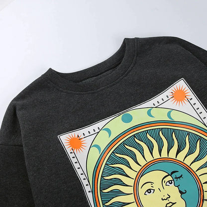 Sun & Moon Waves Hoodie