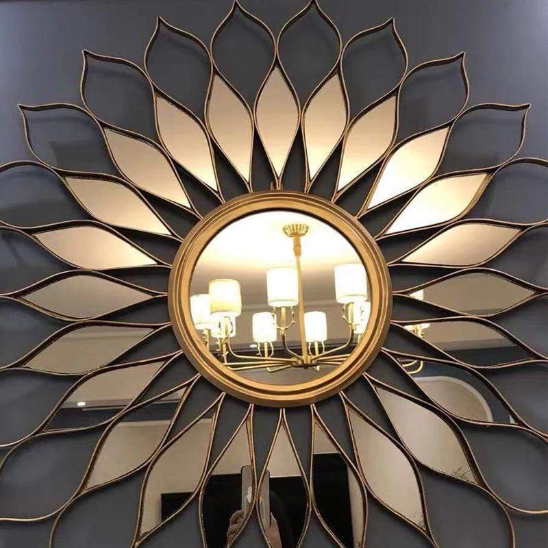 Sunflower Round Mirror