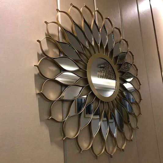 Sunflower Round Mirror