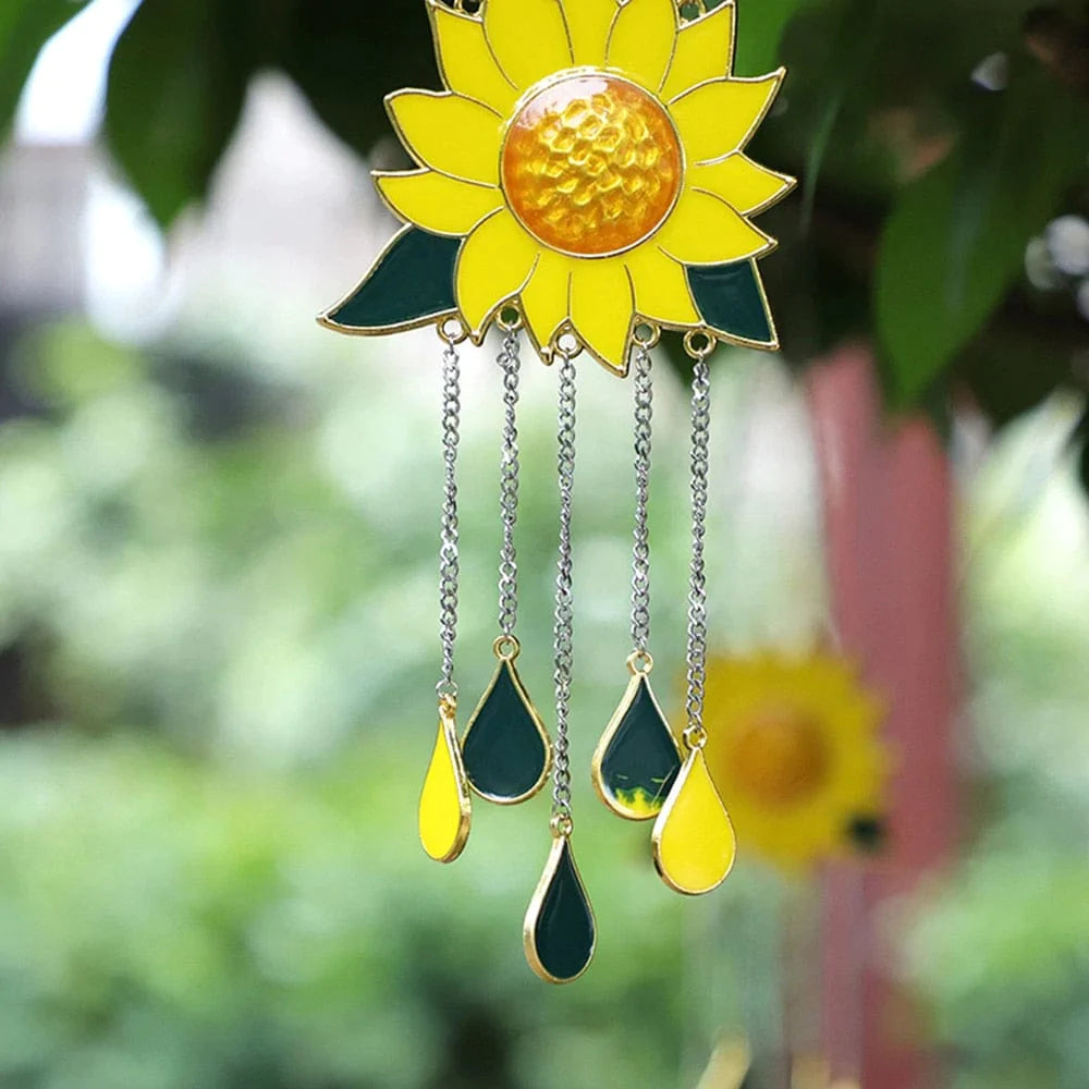 Sunflower Wind Chimes