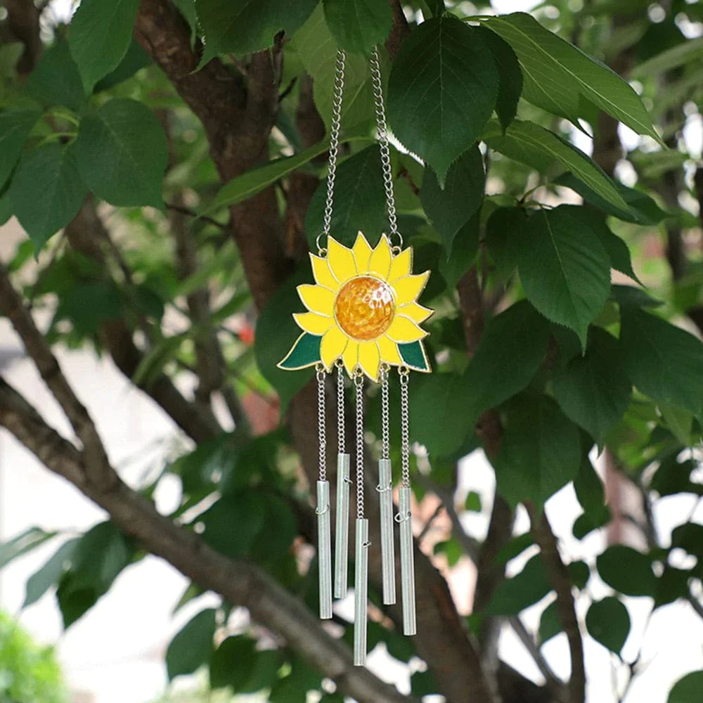 Sunflower Wind Chimes