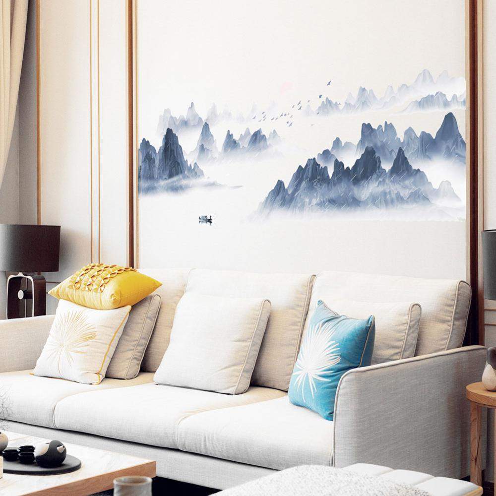 Sunset Landscape Wall Sticker Stickers