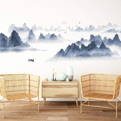 Sunset Landscape Wall Sticker Stickers