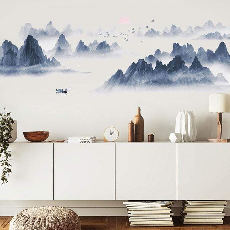 Sunset Landscape Wall Sticker Stickers