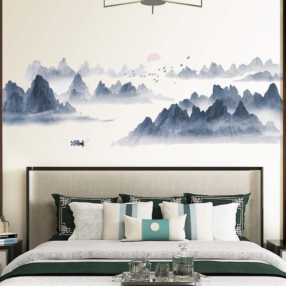 Sunset Landscape Wall Sticker Stickers