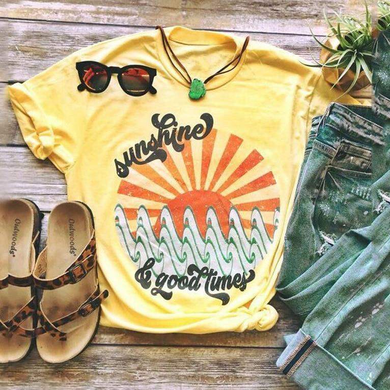 Sunshine & Good Times Tee Graphic Tee