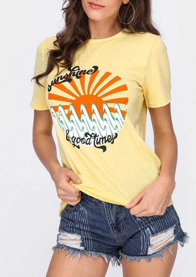 Sunshine & Good Times Tee Graphic Tee