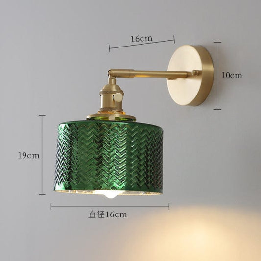 Tauret Glass Nordic Wall Sconce