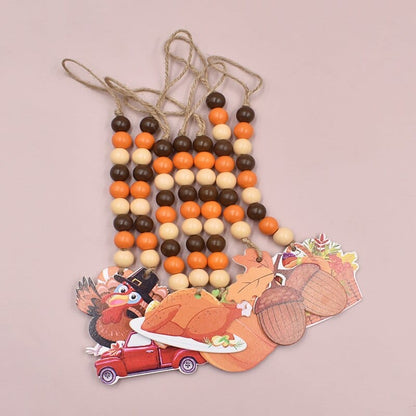 Thanksgiving Hemp Rope Tassel Beads