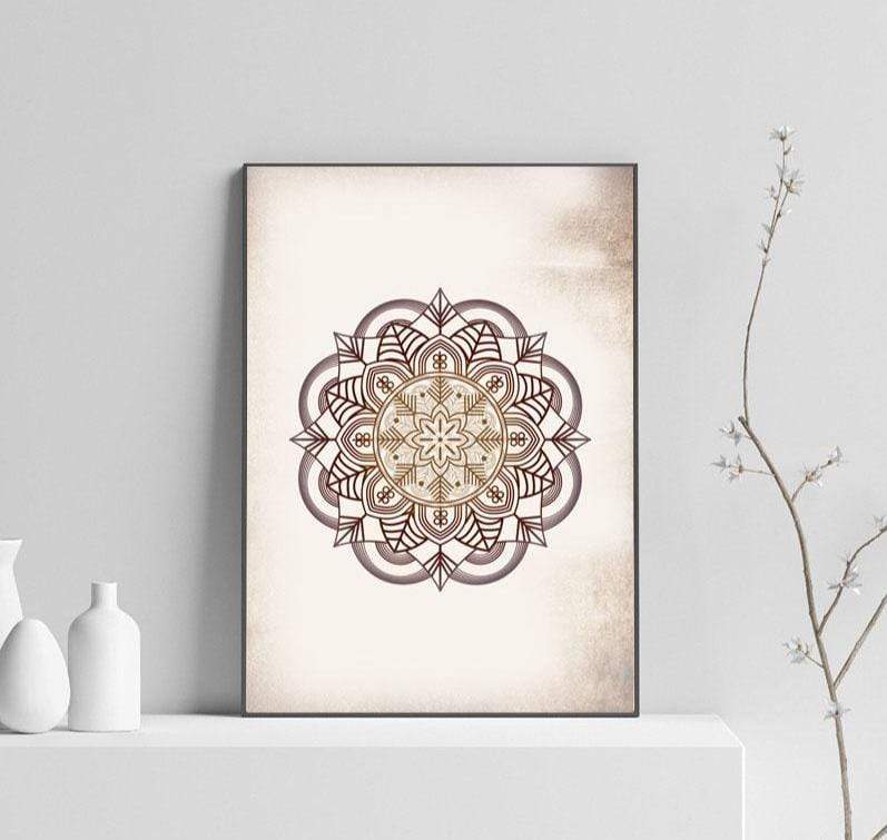 The Circle Of Life Mandala Wall Art