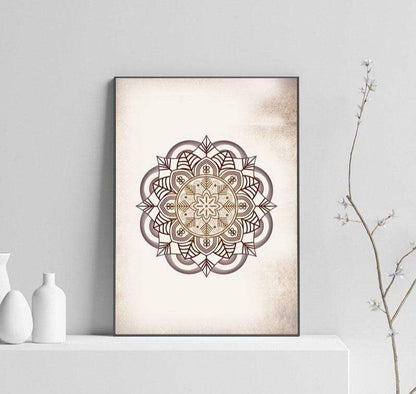 The Circle Of Life Mandala Wall Art