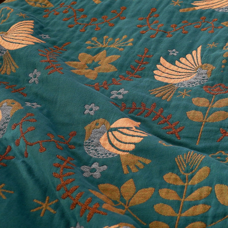 The Flock Of Birds Throw Blanket