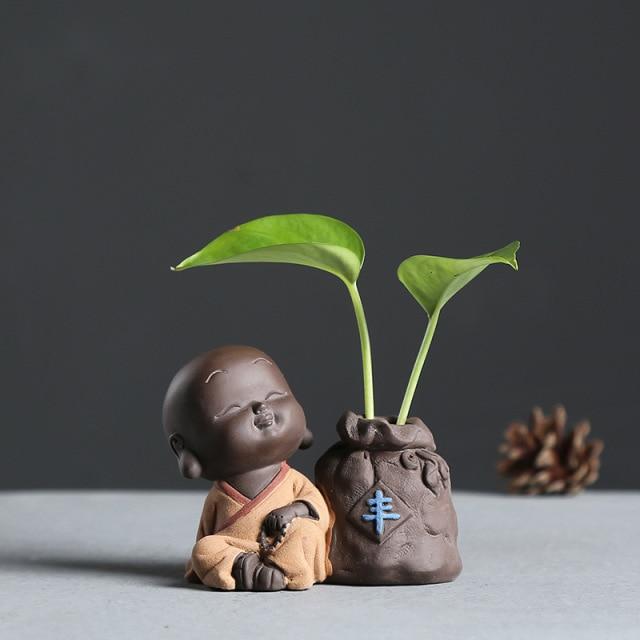 The Little Monk Flower Pot