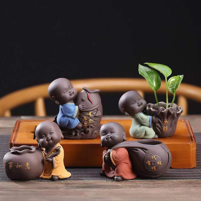 The Little Monk Flower Pot