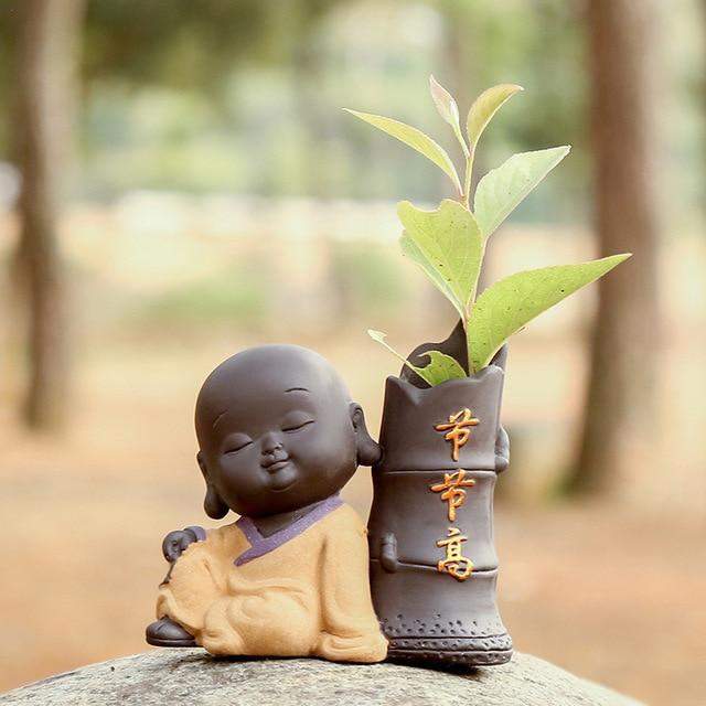 The Little Monk Flower Pot