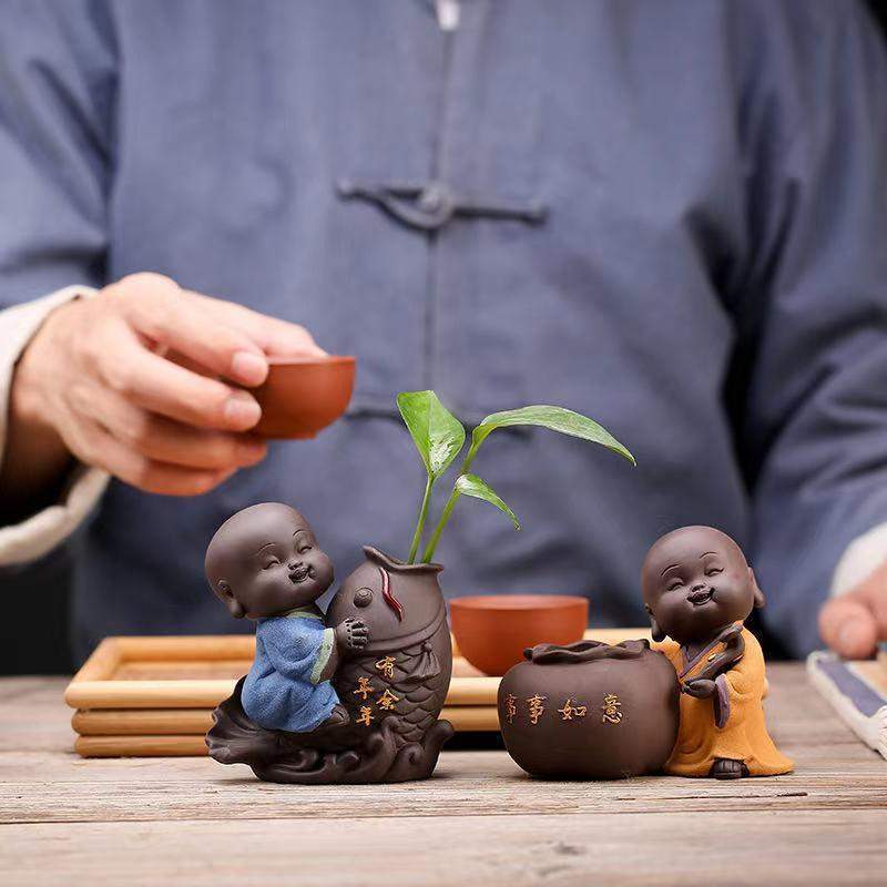 The Little Monk Flower Pot