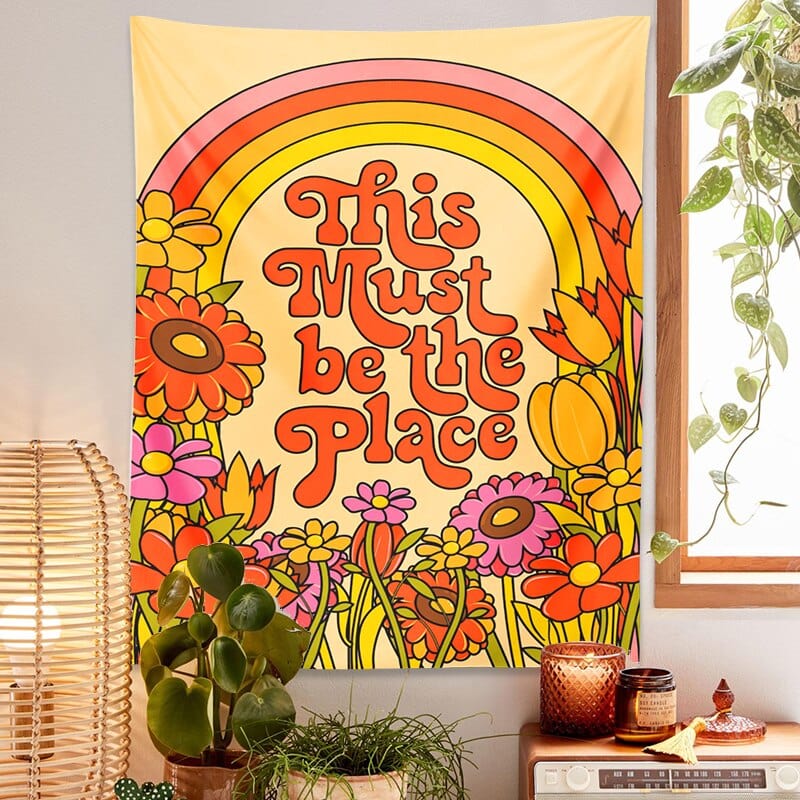 This Must Be The Place 70s tapestry