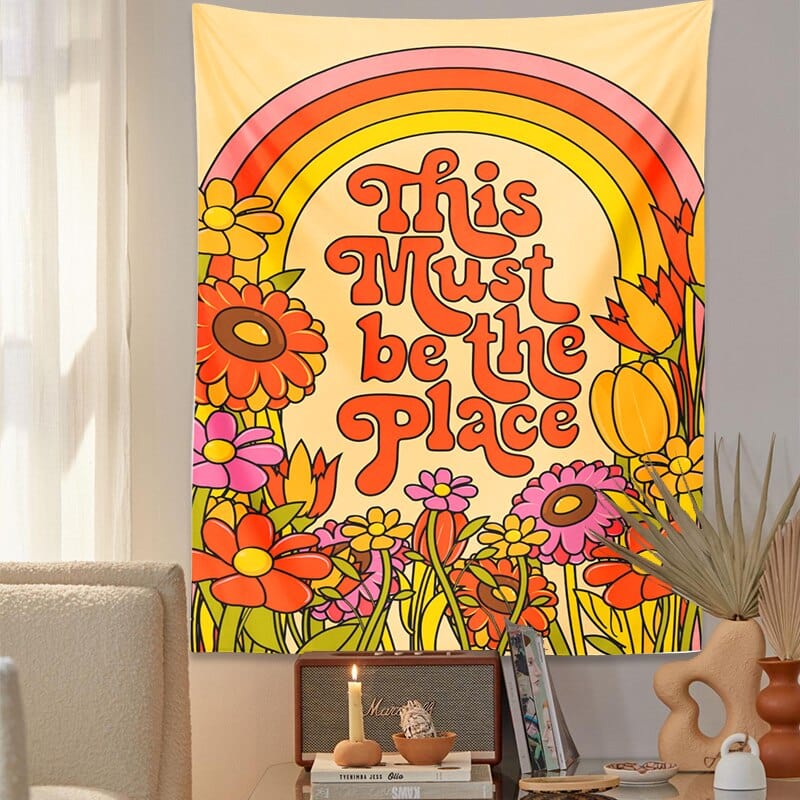 This Must Be The Place 70s tapestry