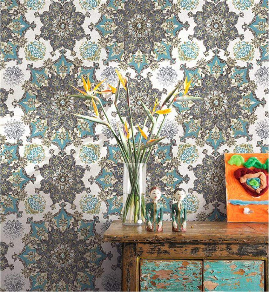 Tibetan Flower Wallpaper BAJE HOME Tibetan flower wallpaper baje home