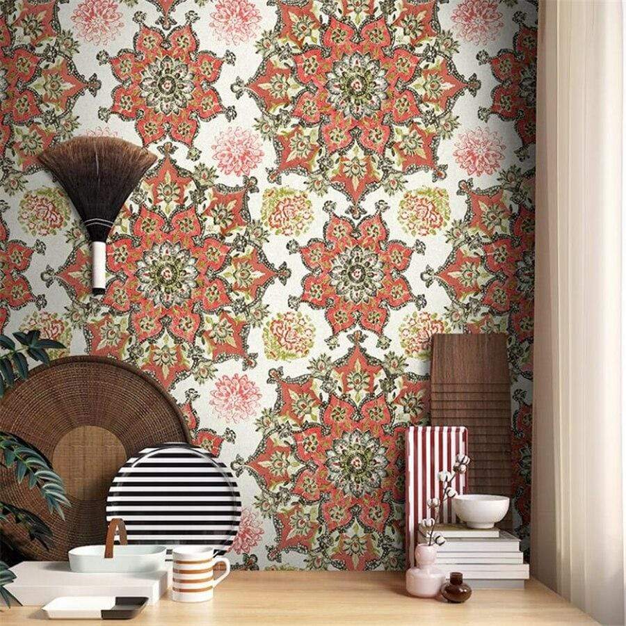 Tibetan Flower Wallpaper BAJE HOME Tibetan flower wallpaper baje home