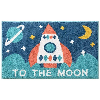 To The Moon Bath Mat Bath Mat