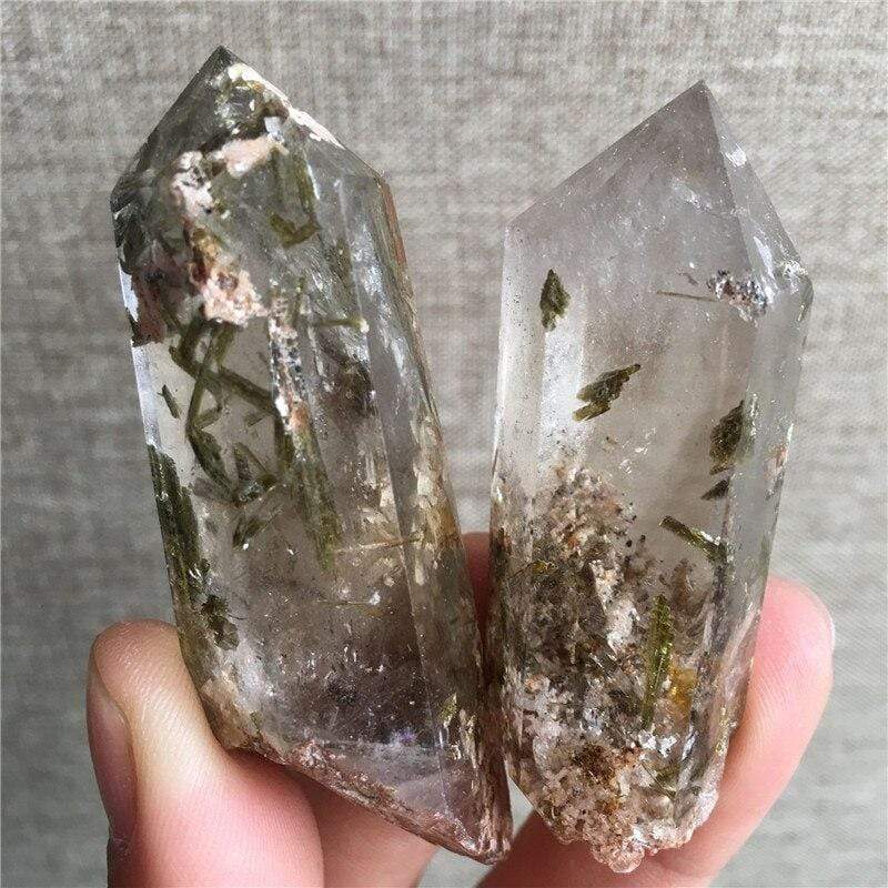 Tourmaline Quartz Crystal