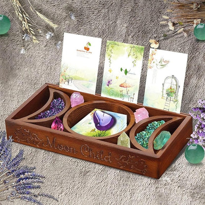 Triple Moon Altar Storage Box