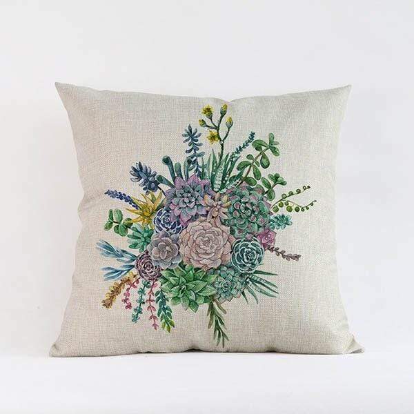 Tropical Succulents Cushion Covers