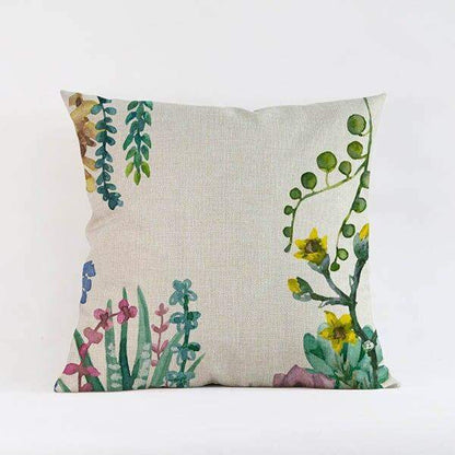 Tropical Succulents Cushion Covers