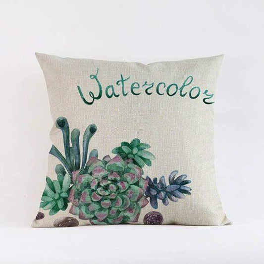 Tropical Succulents Cushion Covers