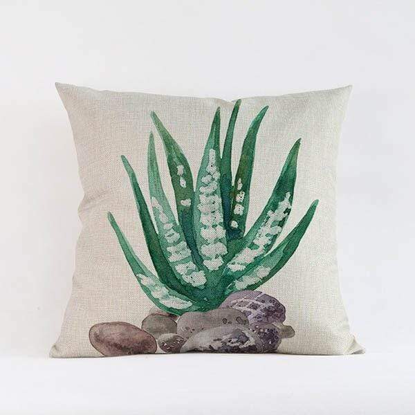 Tropical Succulents Cushion Covers