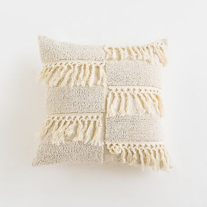 Tufted Boho Throw Cushion Cover