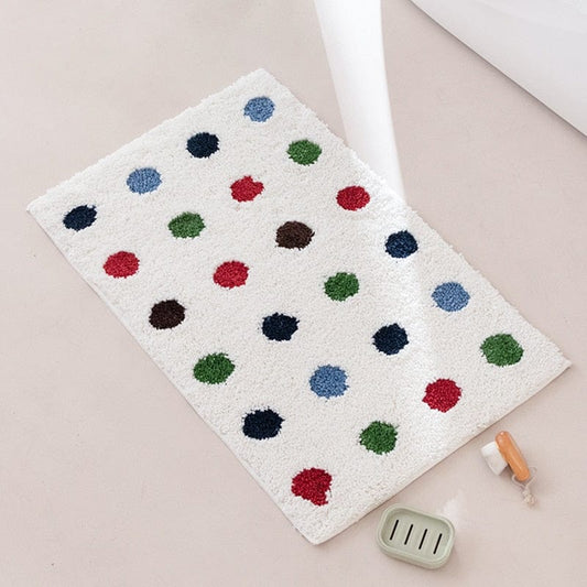 Tufting Dots Bathroom Mat