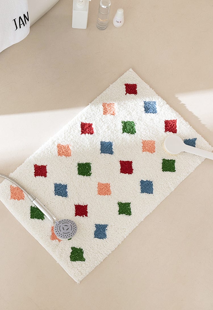 Tufting Dots Bathroom Mat