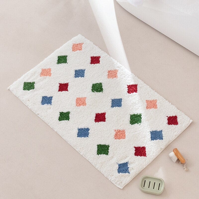 Tufting Dots Bathroom Mat