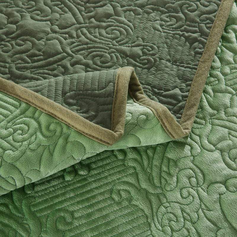 Twill Green Bedspread Cover Quilts & Sets