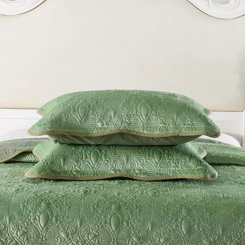 Twill Green Bedspread Cover Quilts & Sets