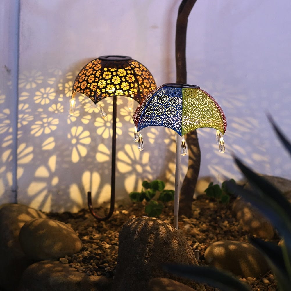 Umbrella Solar Garden Lights