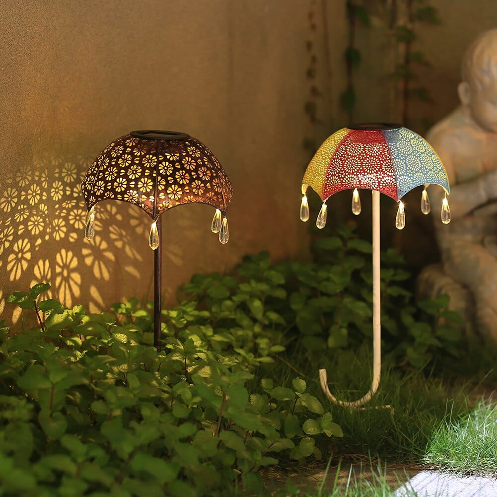 Umbrella Solar Garden Lights