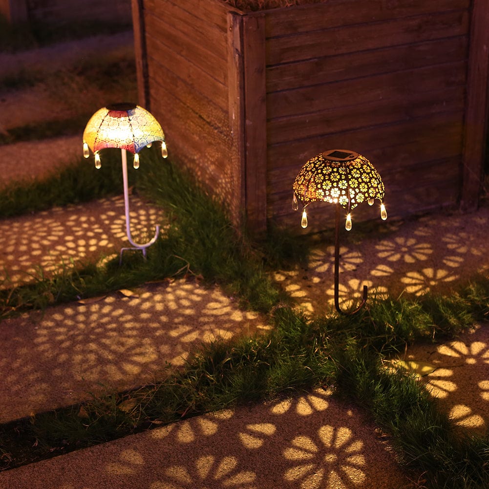 Umbrella Solar Garden Lights