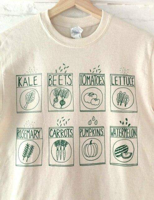 Unisex Garden Vegetables Tee Graphic Tee