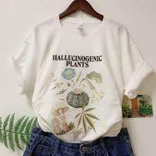 Unisex Hallucinogenic Plants T-Shirt Graphic Tee