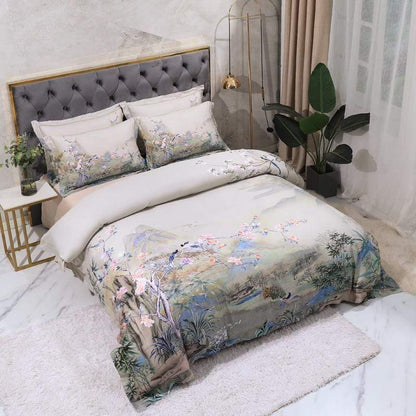 Universes Garden Egyptian Cotton Duvet Cover Set Duvet Covers & Sets