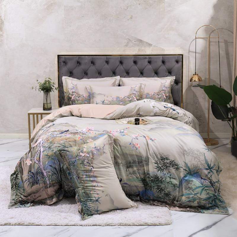 Universes Garden Egyptian Cotton Duvet Cover Set Duvet Covers & Sets