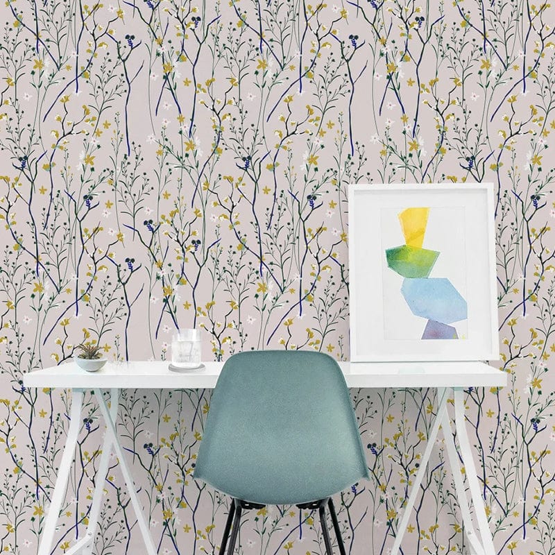 Vintage Floral Peel and Stick Wallpaper