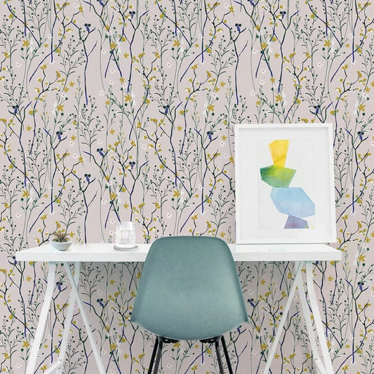 Vintage Floral Peel and Stick Wallpaper