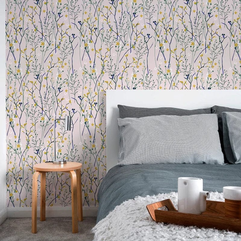 Vintage Floral Peel and Stick Wallpaper