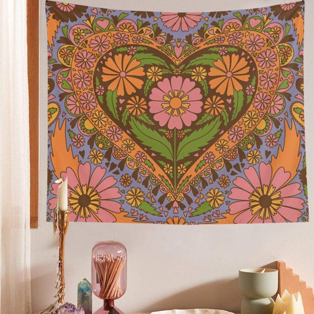 Vintage Floral Wall Tapestry